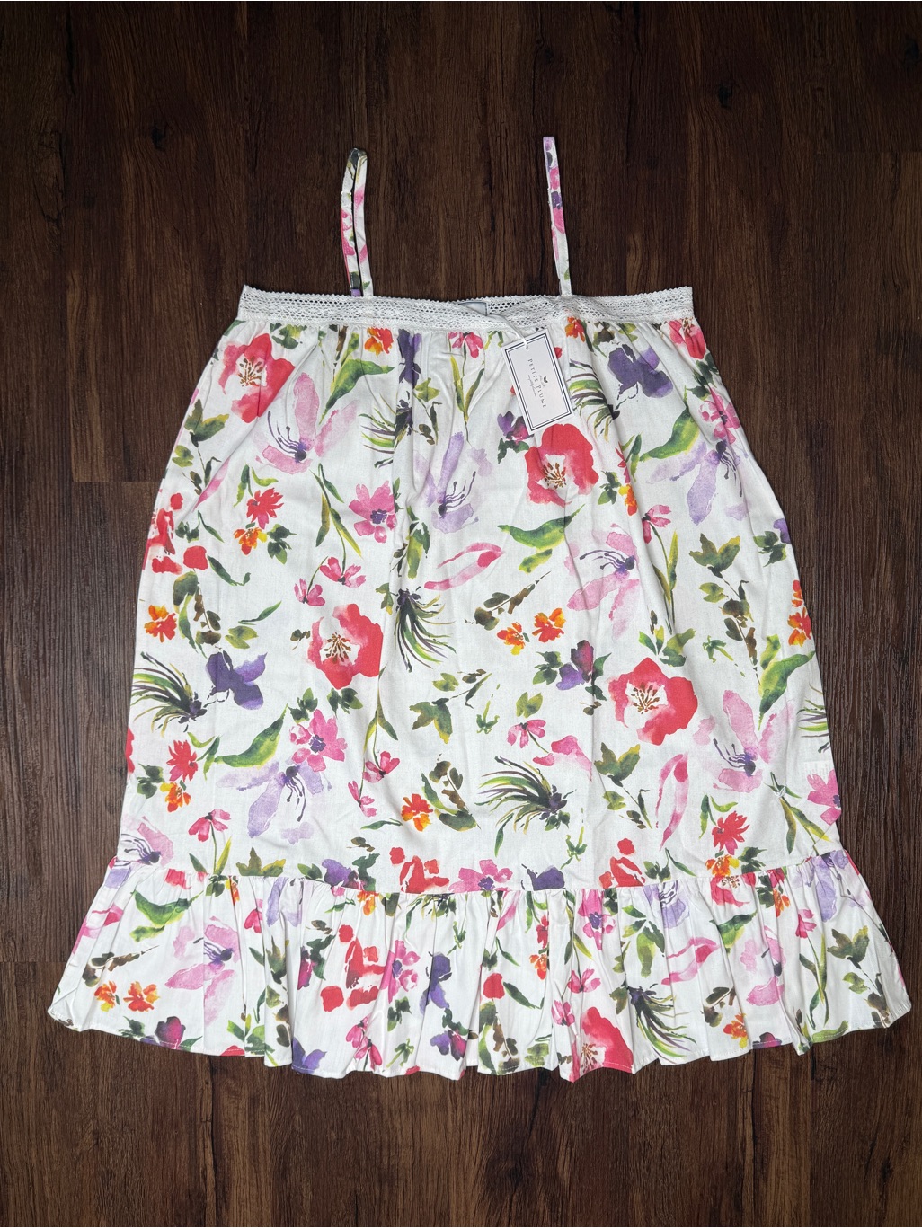 Petite Plume Girls Floral Lily Nightgown Size 14 Nwt — image 2 of 5